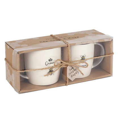 Queen Bee and Bee Keeper Mug Set 🇬🇧