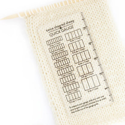 Quick Gauge Ruler by Twice Sheared Sheep