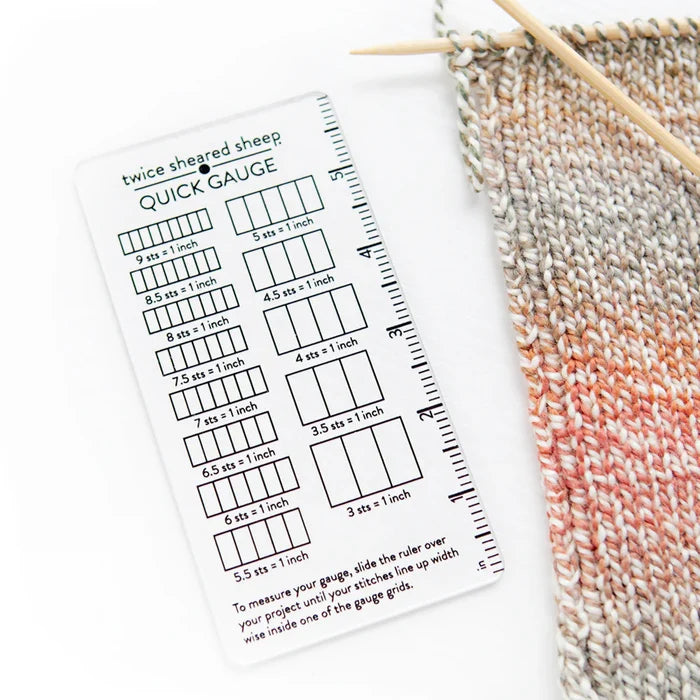 Quick Gauge Ruler by Twice Sheared Sheep