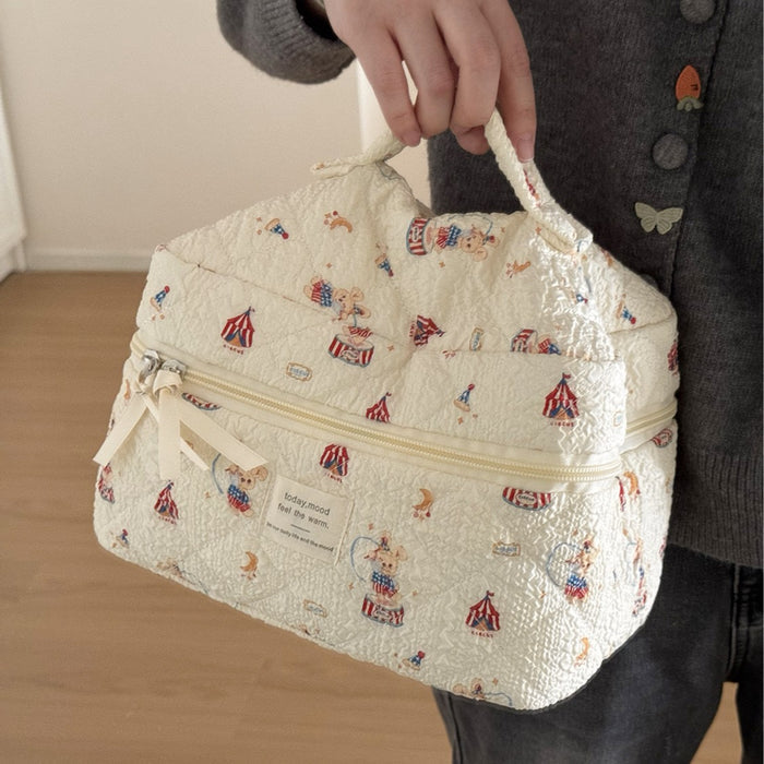 Rabbit Paradise Makeup Bag Travel Portable Large-Capacity Toiletry Bag 🇨🇳