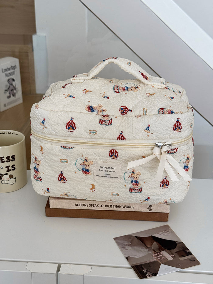 Rabbit Paradise Makeup Bag Travel Portable Large-Capacity Toiletry Bag 🇨🇳