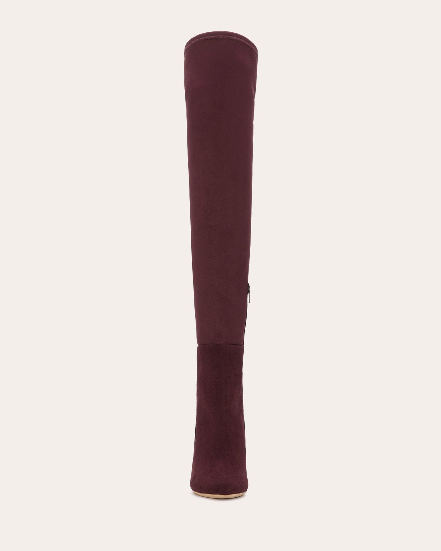 Dara Suede Over-The-Knee Boots | BURGUNDY SUEDE