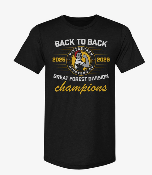Riveters Back to Back Great Forest Champs T-shirt