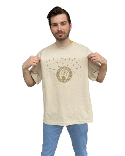 Riveters Skyline District HW Tee - Bone