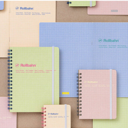 Rollbahn Grid Spiral Notebook