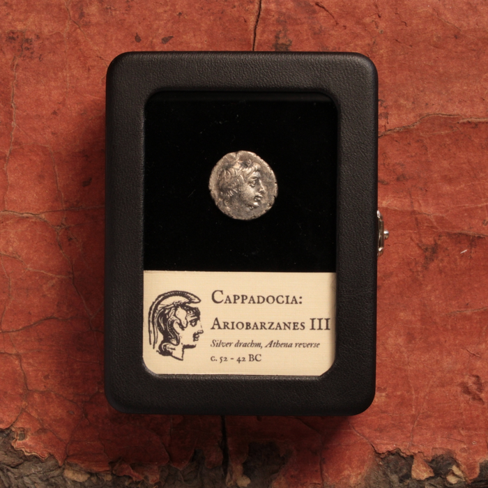 Roman Cappadocia, King Ariobarzanes III, Silver Drachm (Time of Julius Caesar) - c. 52 to 42 BC - Anatolia
