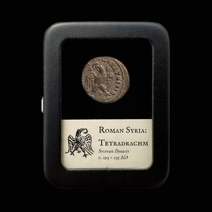 Roman Syria, Provincial Tetradrachm with Eagle - c. 193 to 235 CE - Roman Empire
