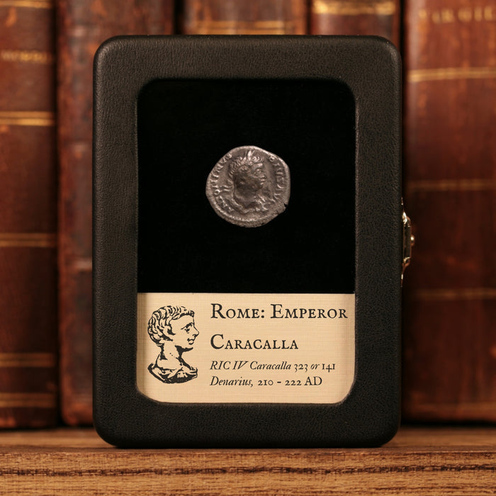 Rome, Emperor Caracalla, AR Denarius, Sol or Emperor Reverse - 210 to 222 CE - Roman Empire