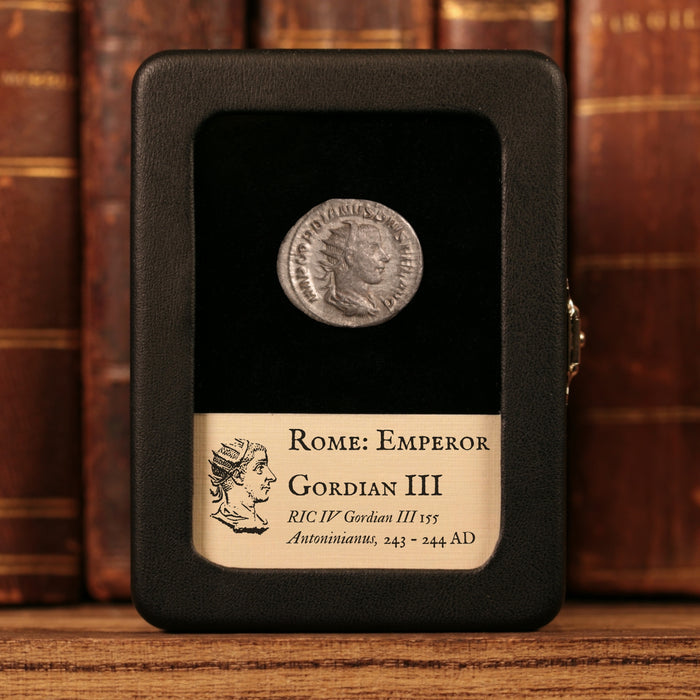 Rome, Emperor Gordian III, AR Antoninianus, Goddess of Victory - 243 to 244 CE - Roman Empire