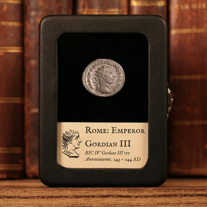 Rome, Emperor Gordian III, AR Antoninianus, Goddess of Victory - 243 to 244 CE - Roman Empire