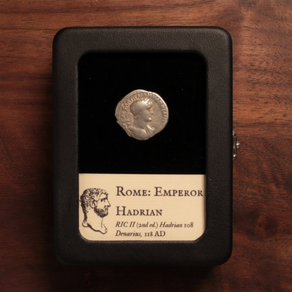 Rome, Emperor Hadrian, Denarius, Concordia Reverse - 118 CE - Roman Empire