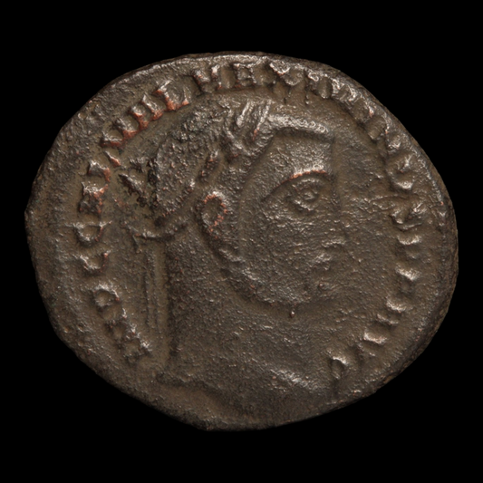 Rome, Emperor Maximinus Daia, Bronze AE2, Genius Reverse - 308 to 310 CE - Roman Empire