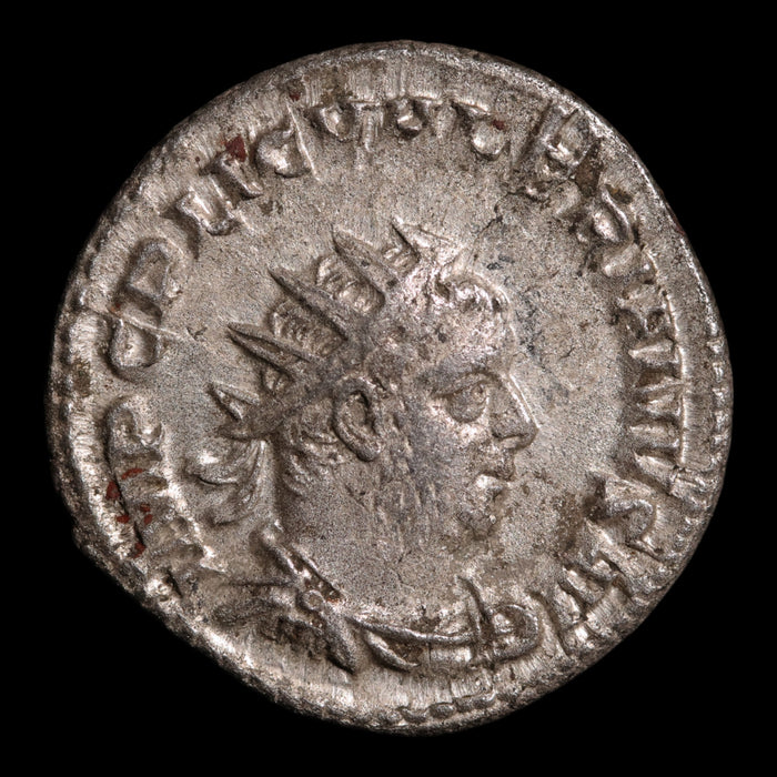 Rome, Emperor Valerian, AR Antoninianus, Salus (Goddess of Safety) - 254 CE - Roman Empire