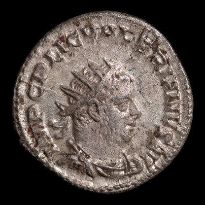 Rome, Emperor Valerian, AR Antoninianus, Salus (Goddess of Safety) - 254 CE - Roman Empire