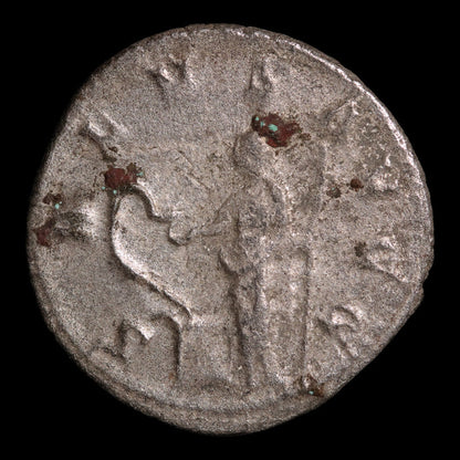 Rome, Emperor Valerian, AR Antoninianus, Salus (Goddess of Safety) - 254 CE - Roman Empire