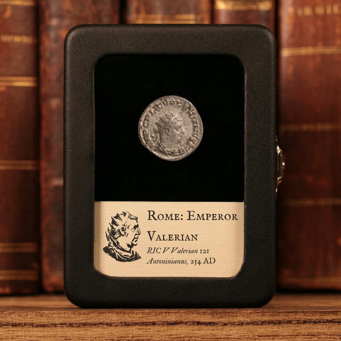 Rome, Emperor Valerian, AR Antoninianus, Salus (Goddess of Safety) - 254 CE - Roman Empire