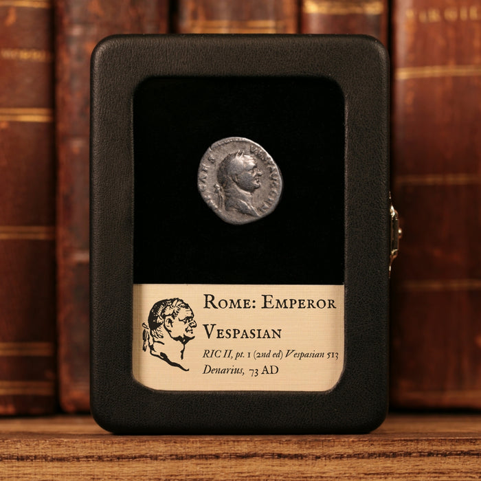 Rome, Emperor Vespasian, AR Denarius, Salus (Goddess of Safety) - 73 CE - Roman Empire