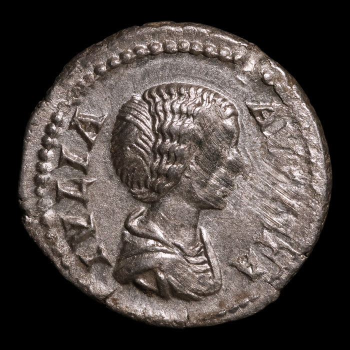 Rome, Empress Julia Domna, AR Denarius, Pietas (Faith & Devotion) - 196 to 211 CE - Roman Empire