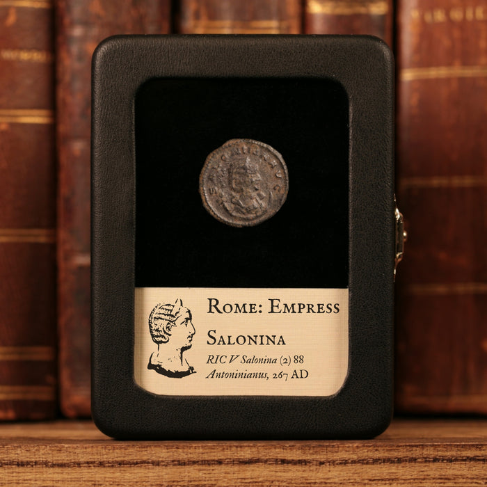 Rome, Empress Salonina, AR Antoninianus, Salus (Goddess of Safety) - 267 CE - Roman Empire