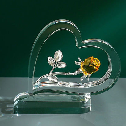 Rose Heart-shaped Ornaments 🇨🇳