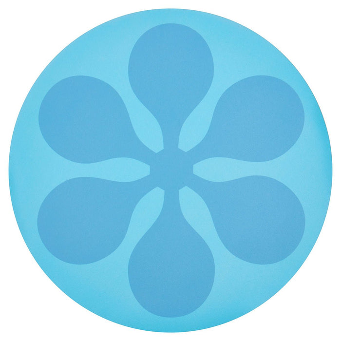 Round Modfest Vinyl Placemat - Aqua - Destination PSP