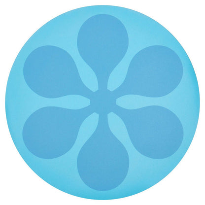 Round Modfest Vinyl Placemat - Aqua - Destination PSP