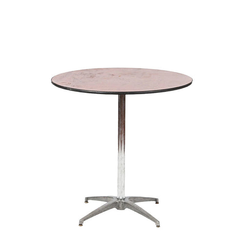 Round Pedestal Seat Height Table - 30"