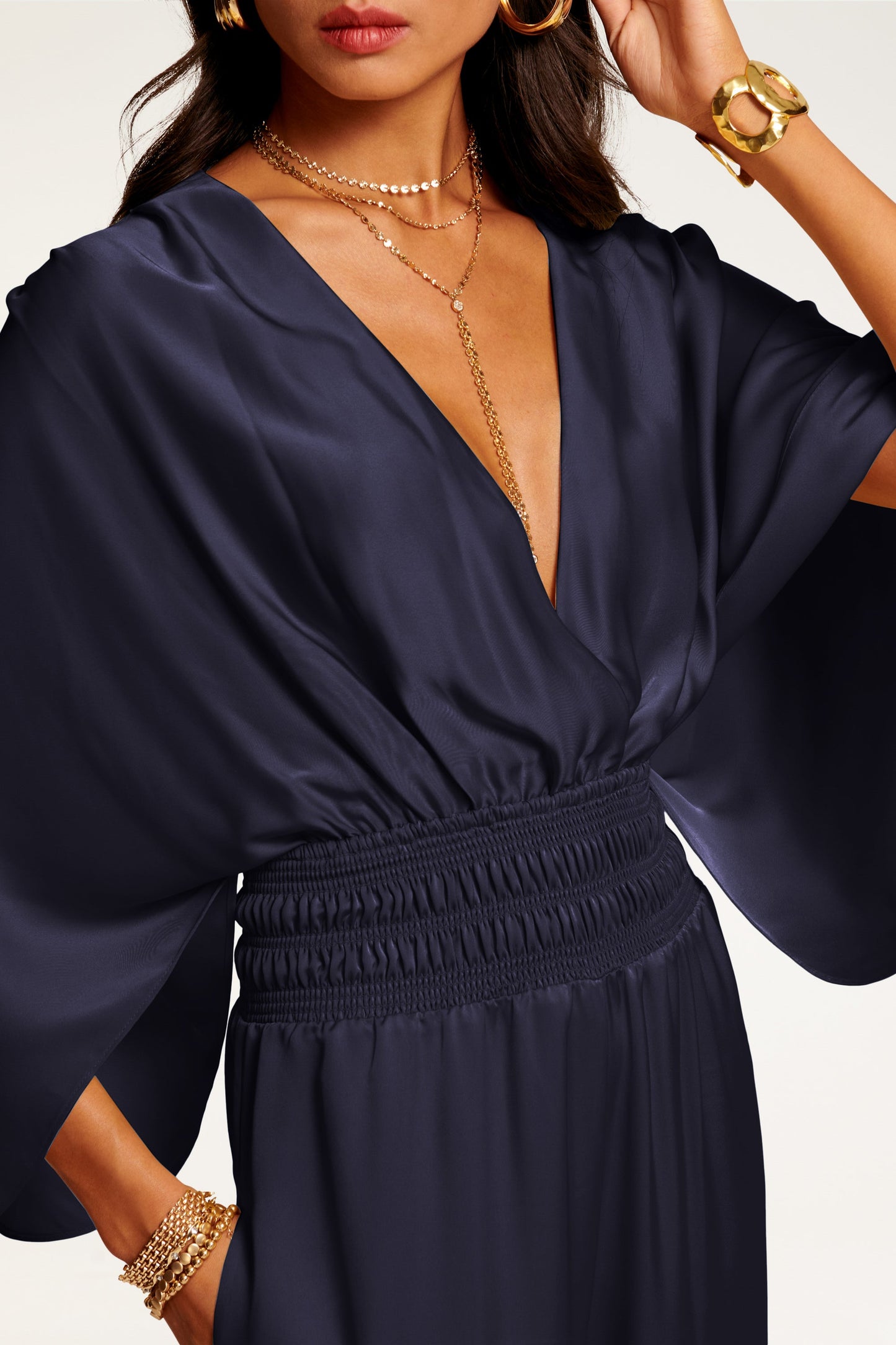 Cheri Wide Leg Jumpsuit | NAVY
