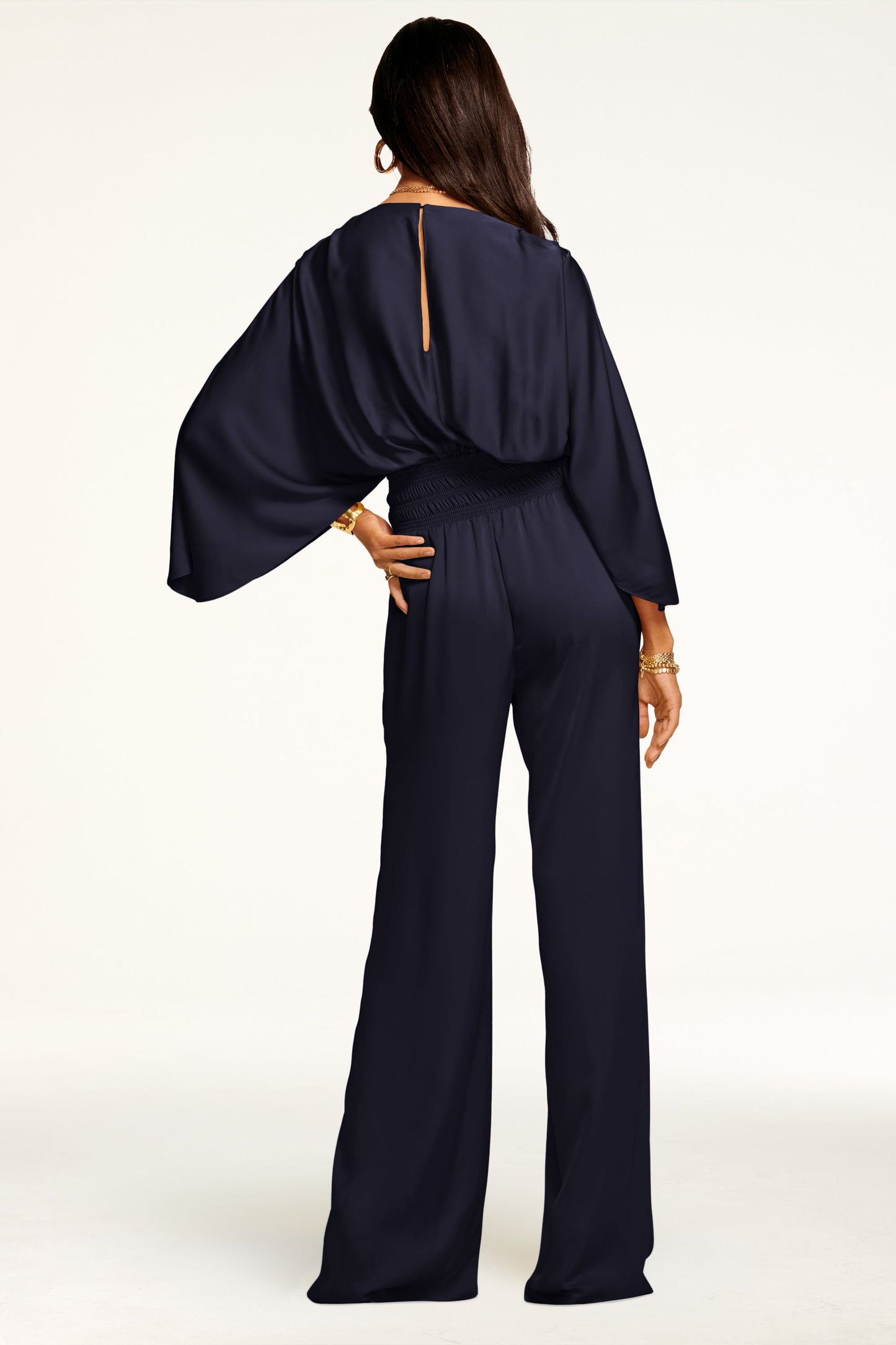 Cheri Wide Leg Jumpsuit | NAVY