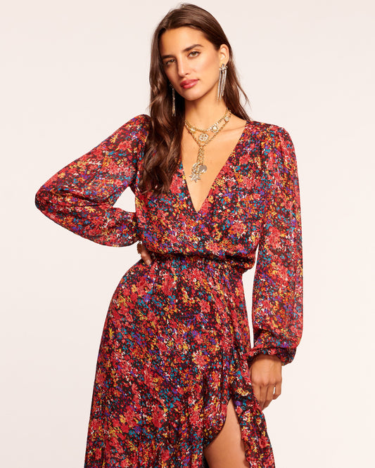 Fatima Long Sleeve Midi Dress
