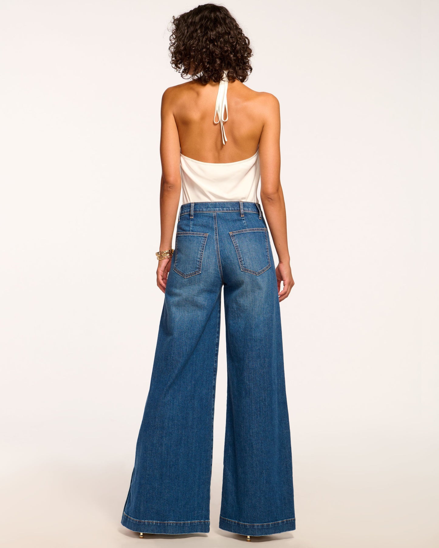 Flores High-Rise Wide Leg Jean