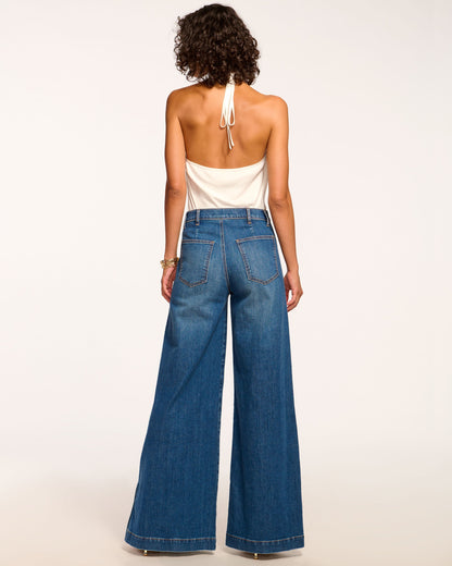 Flores High-Rise Wide Leg Jean