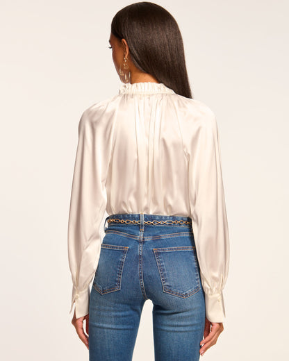 Gayle Silk Long Sleeve Blouse