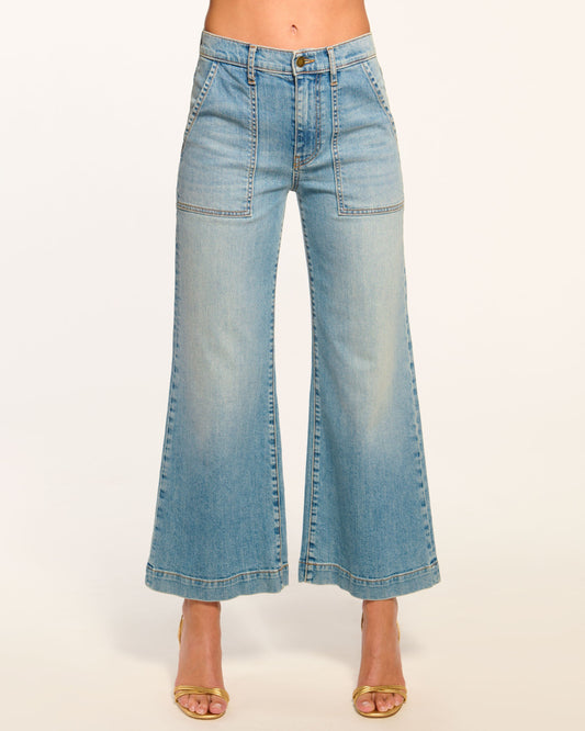 Clifford Cropped Wide Leg Jean