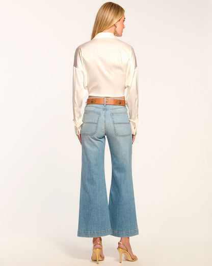 Clifford Cropped Wide Leg Jean
