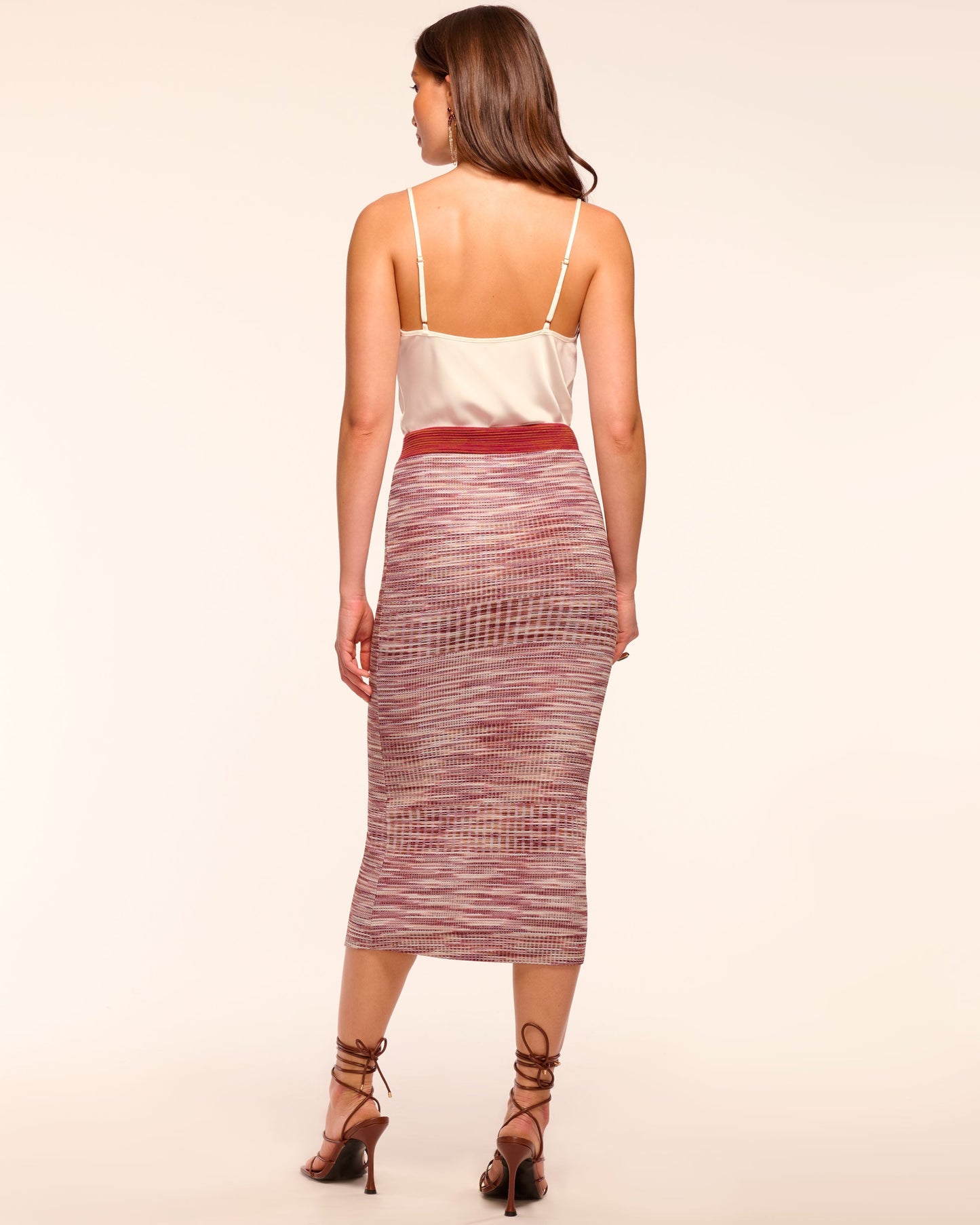 Erica Space Dye Knit Midi Skirt