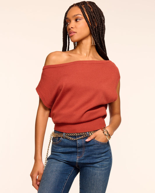 Chet Merino Off-The-Shoulder Sweater | AMBER