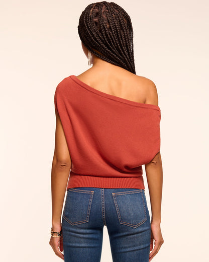 Chet Merino Off-The-Shoulder Sweater | AMBER