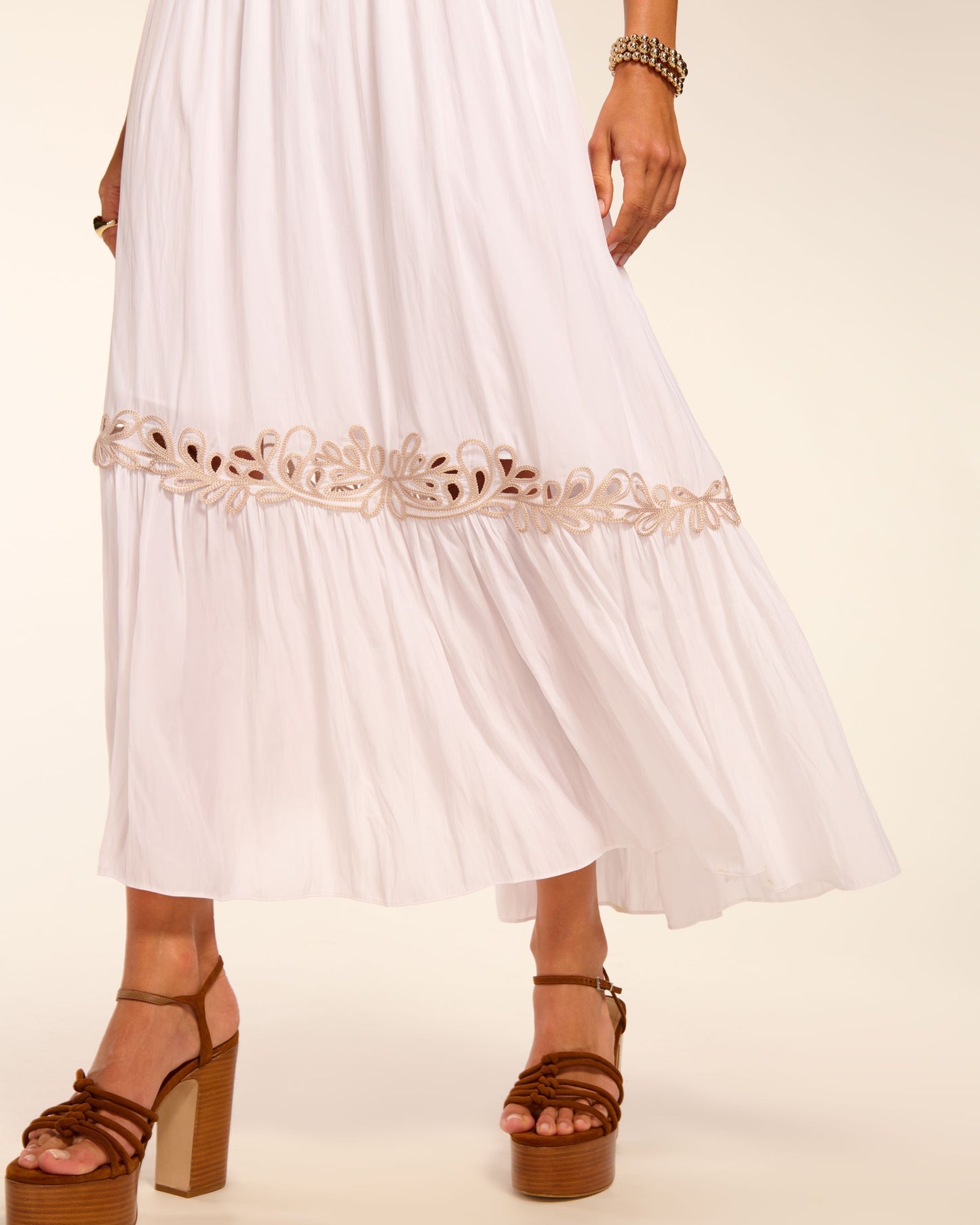 Alex Smocked Off-The-Shoulder Maxi Dress