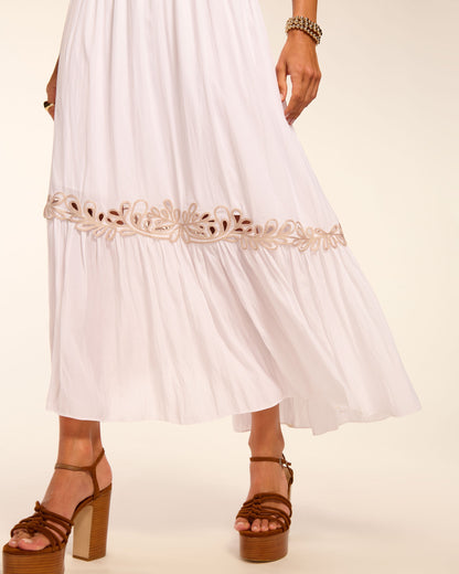 Alex Smocked Off-The-Shoulder Maxi Dress