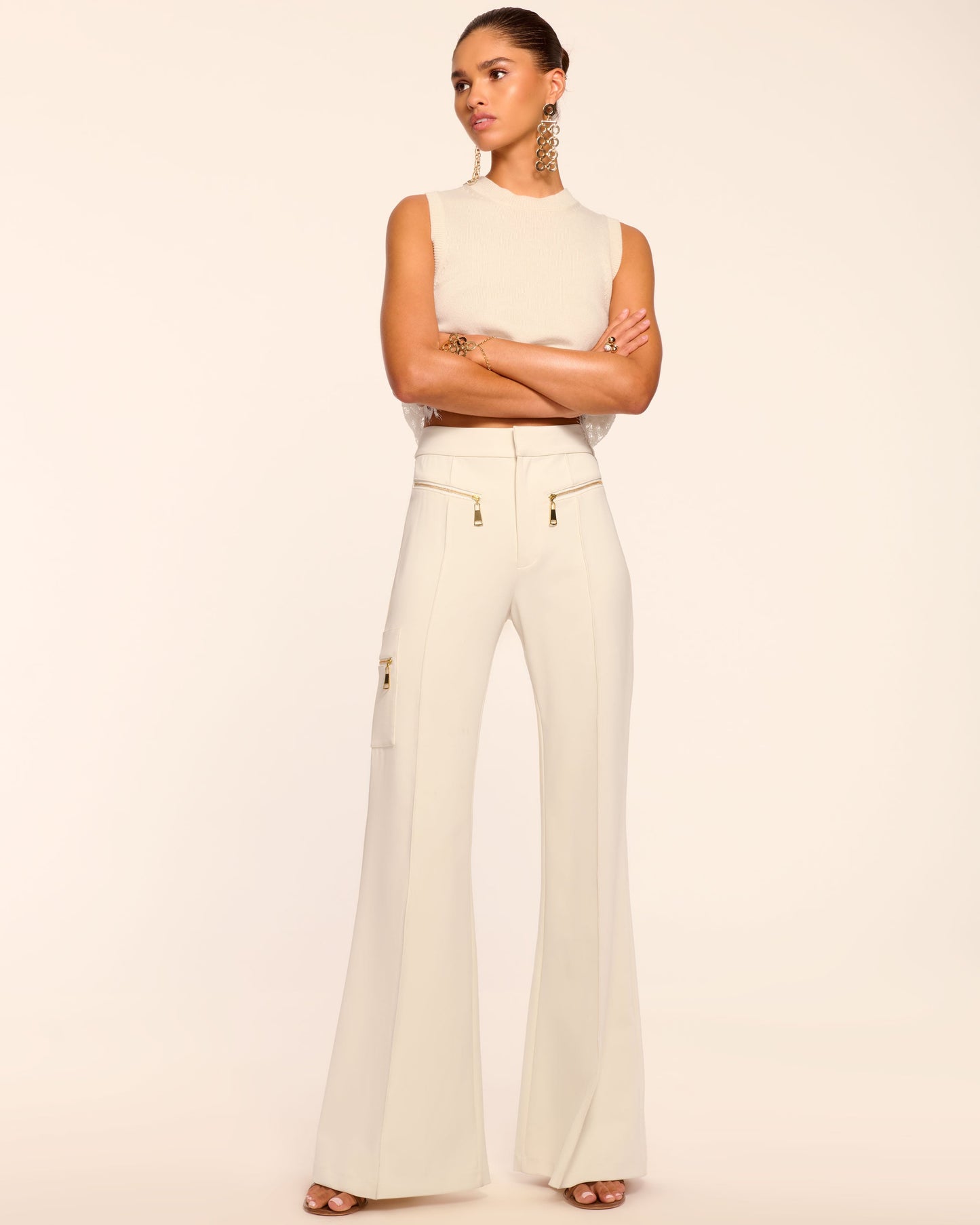 Emory Wide Leg Pant | WINTER WHITE