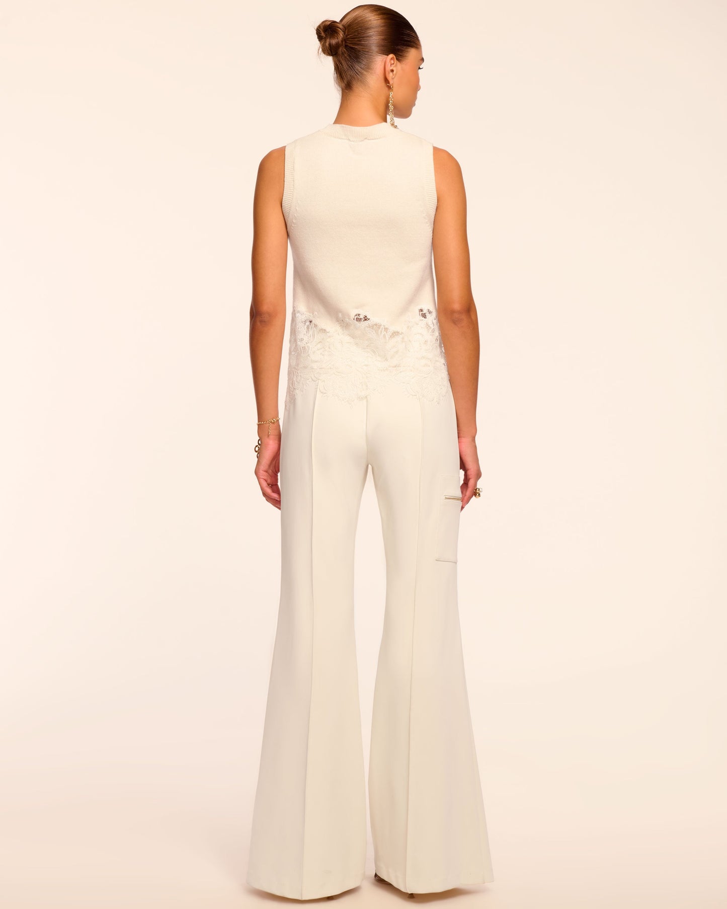 Emory Wide Leg Pant | WINTER WHITE