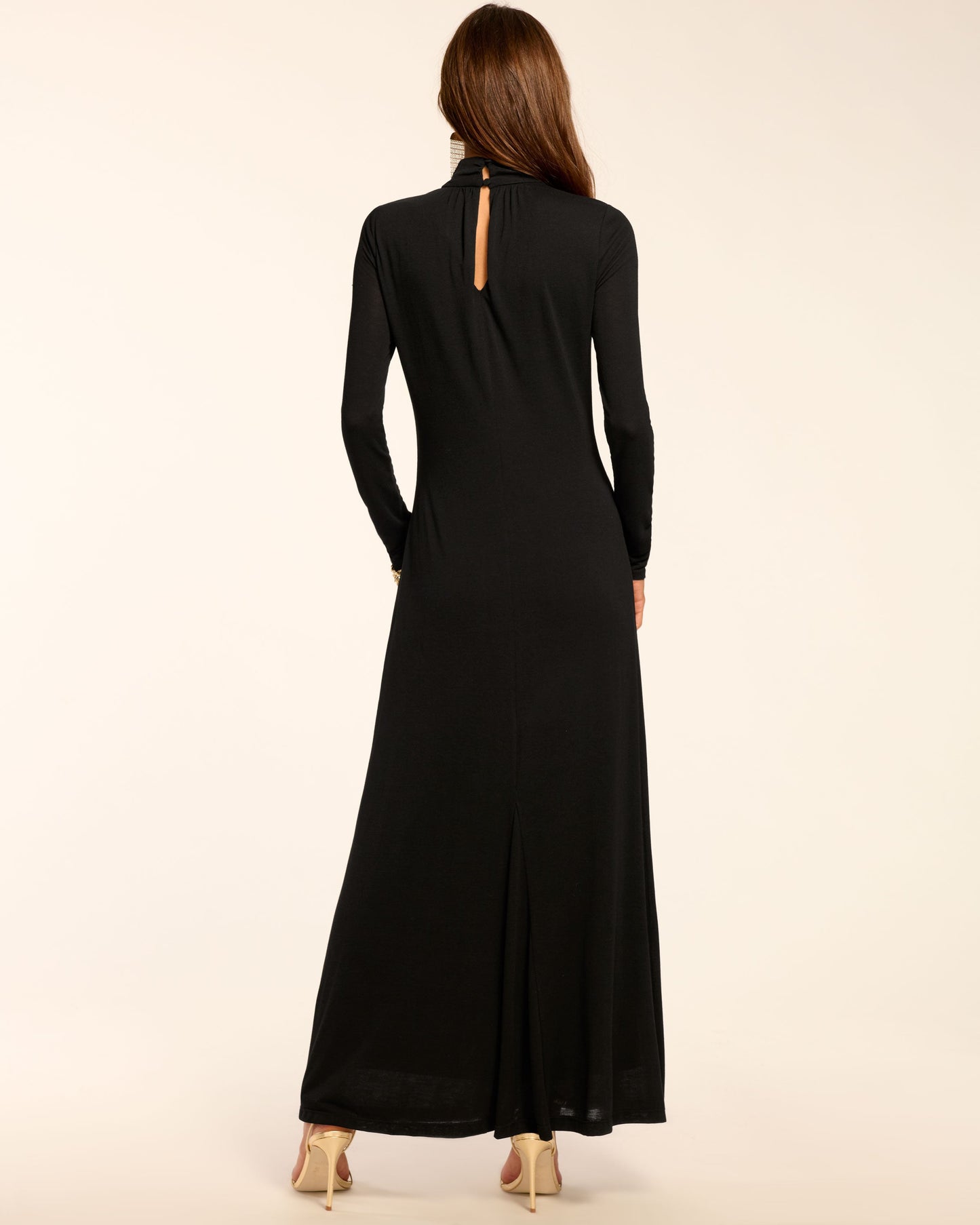 Alexandra Knit Mock Neck Maxi Dress