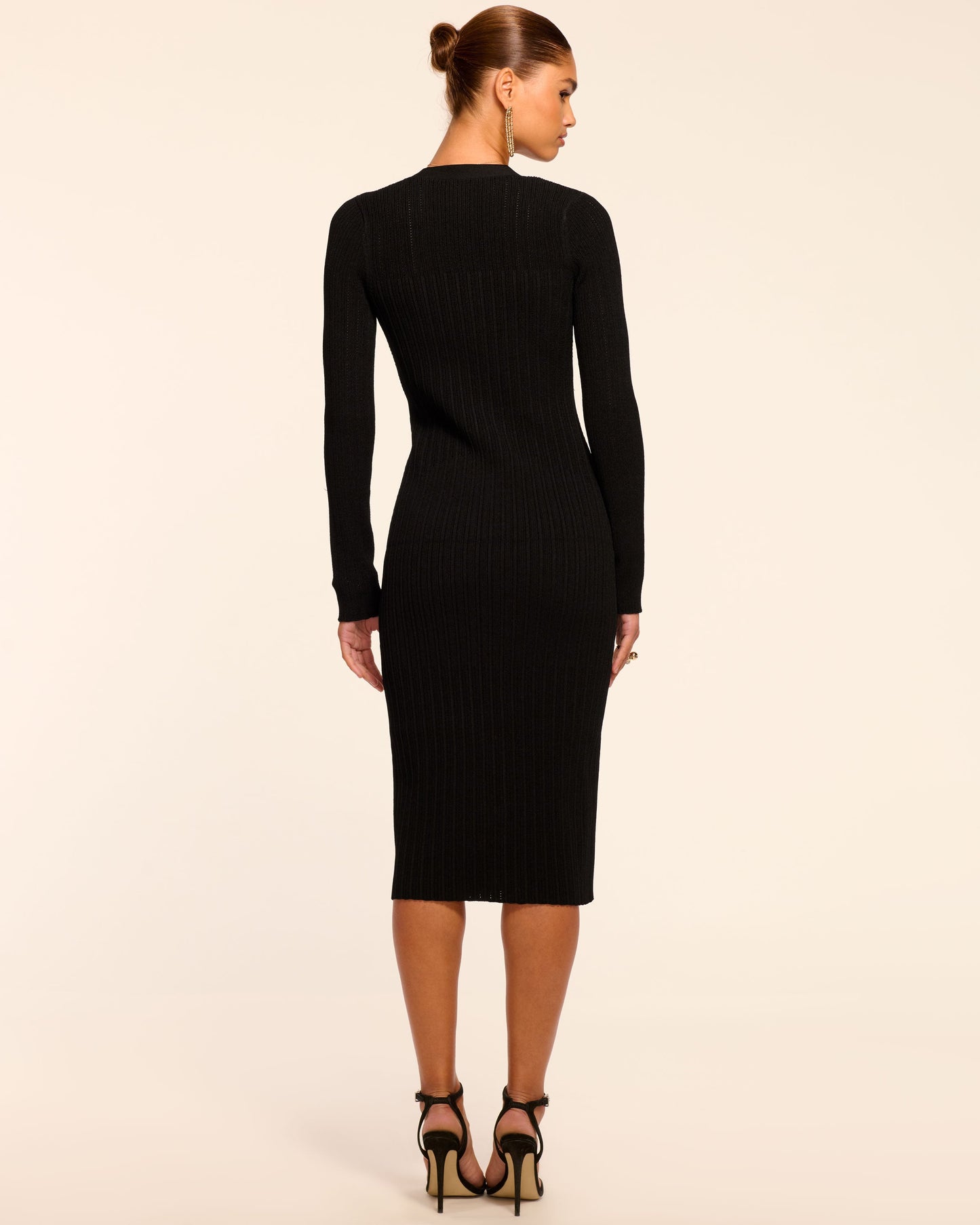 Gabby Knit Button Down Midi Dress