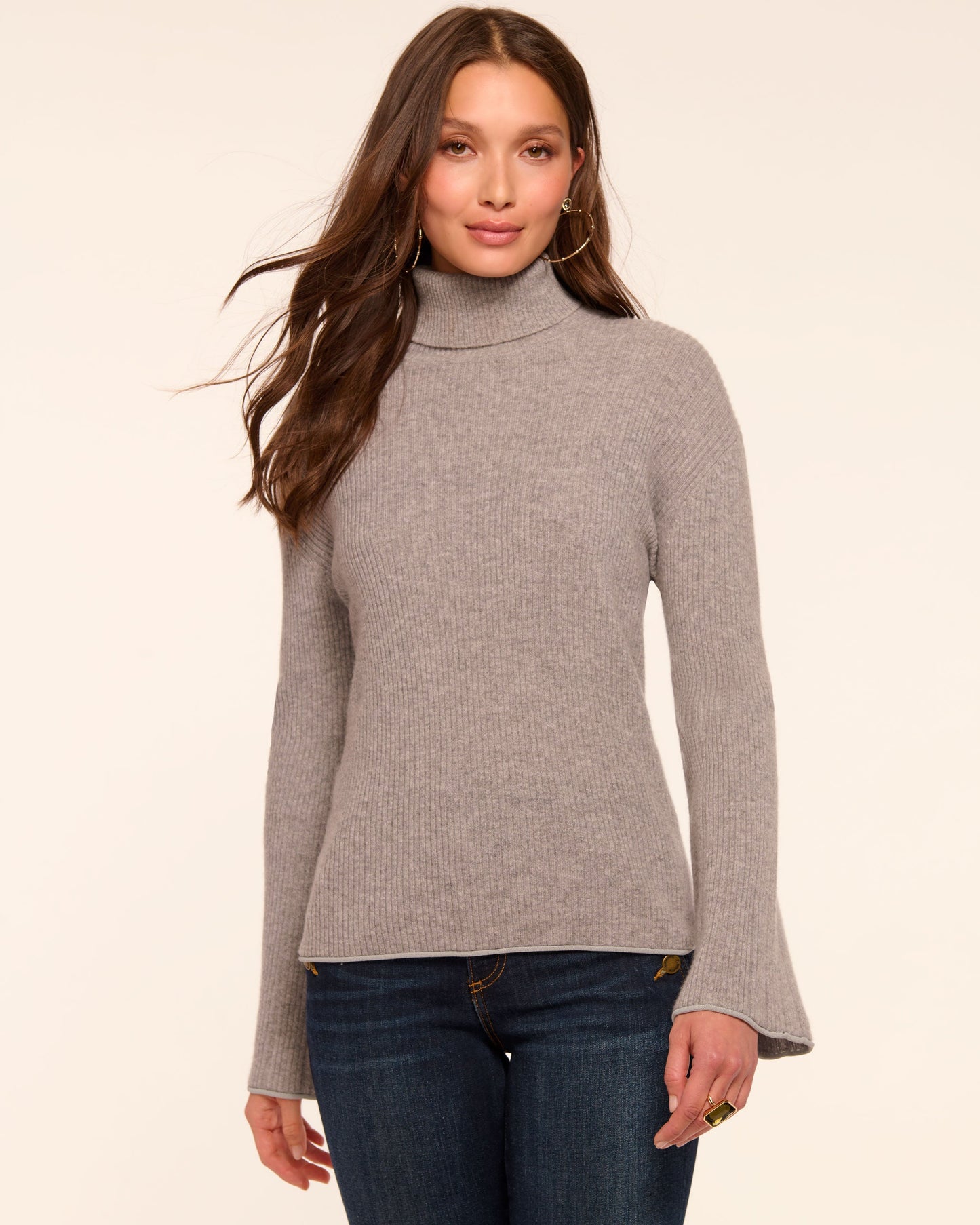 Christina Cashmere Turtleneck Sweater