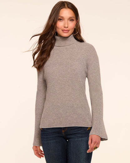 Christina Cashmere Turtleneck Sweater