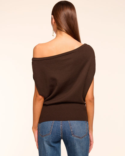 Chet Merino Off-The-Shoulder Sweater