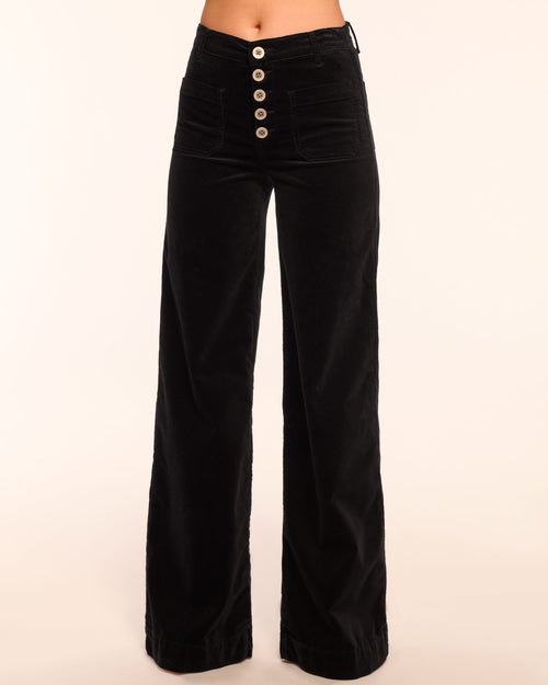 Cindy Velvet Wide Leg Jean