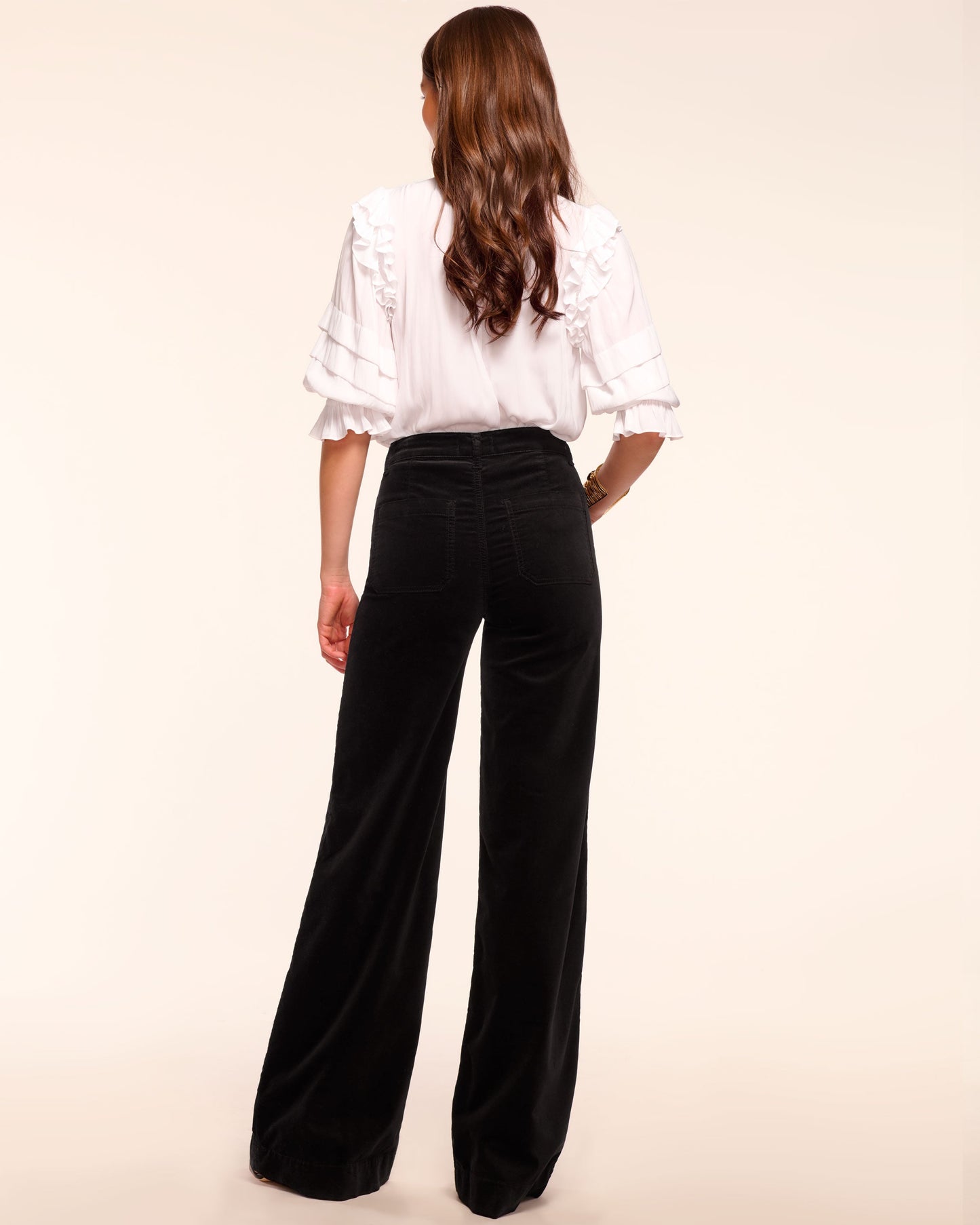 Cindy Velvet Wide Leg Jean