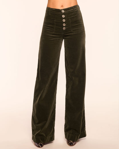 Cindy Velvet Wide Leg Jean